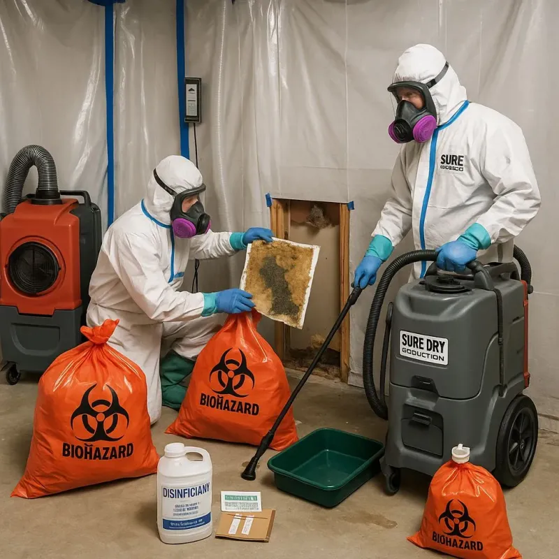 Contaminated Water Handling Protocols process in Moundridge, KS